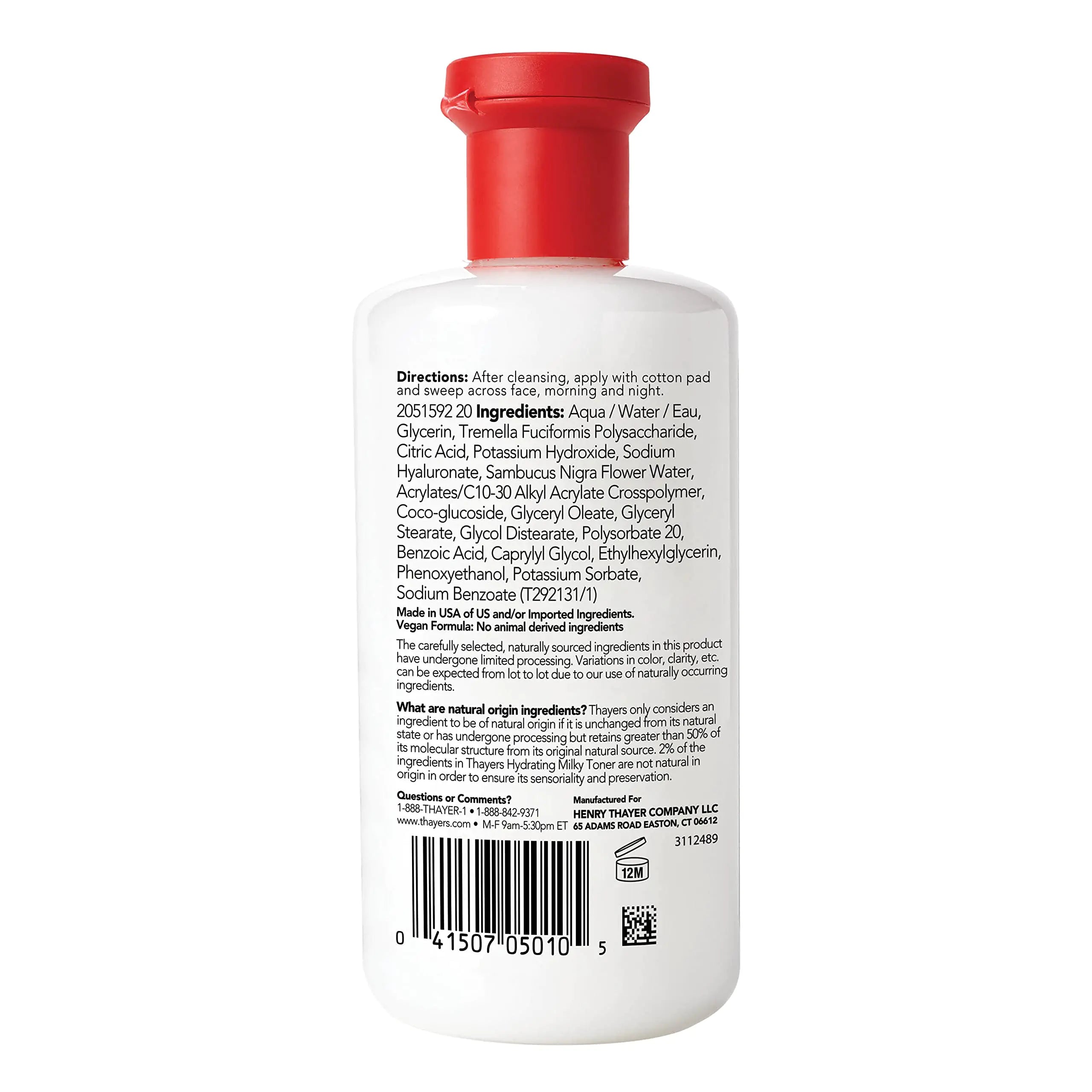 THAYERS Milky Face Toner Skin Care