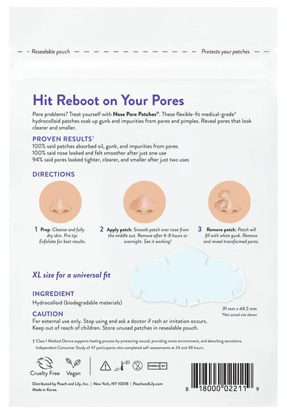 Nose Pore Patches | Peach Slices Patches | Skin Versaa